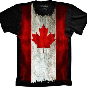 Camiseta Bandeira Do Canadá S-07