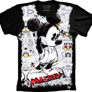 Camiseta Mickey Mouse Pensamento S-259