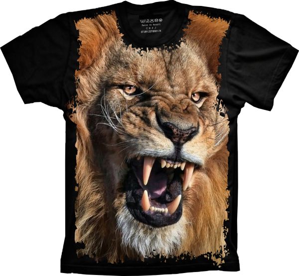Camiseta Leão Rugindo S-357
