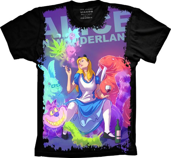 Camiseta Alice In Wonderland S-155