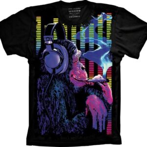 Camiseta Monkey Smoking S-162