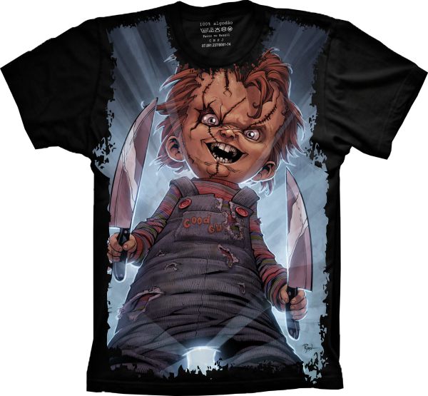 Camiseta Chuck Brinquedo Assassino S-172
