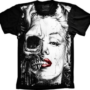 Camiseta Caveira Marilyn Monroe S-179