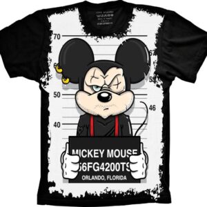 Camiseta Mickey Mouse Thug Life S-188