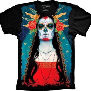 Camiseta Skull Caveira Mexicana S-197