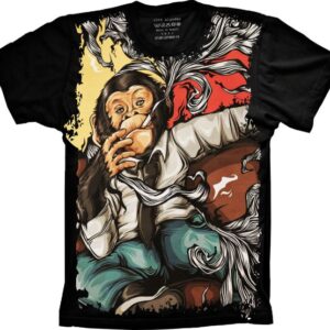 Camiseta Monkey Smoke Macaco S-209
