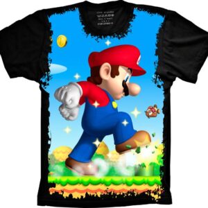 Camiseta Super Mario Bros S-23