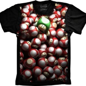 Camiseta Super Mario Grow Up 1Up S-240