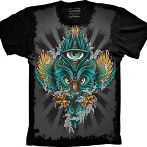 Camiseta Coruja Olho Que Tudo Vê S-265
