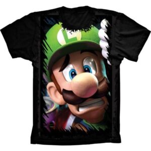 Camiseta Luigi Mário Bros S-348