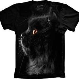 Camiseta Cat Gato Preto S-370