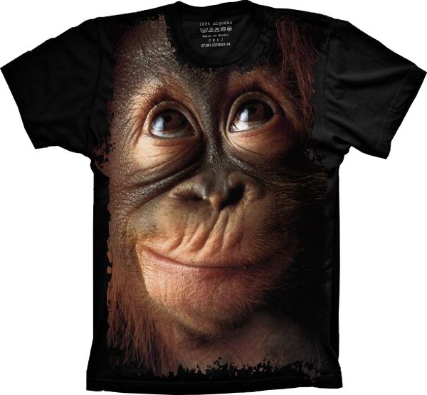 Camiseta Macaco Chimpanzé S-374