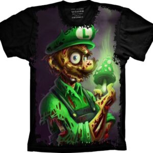 Camiseta Luigi Zumbi Mário S-375