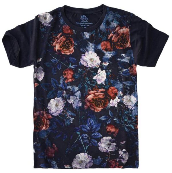 Camiseta Flores Floral S-432