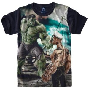 Camiseta Hulk x Popeye S-443