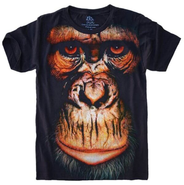 Camiseta Macaco Face Monkey S-447