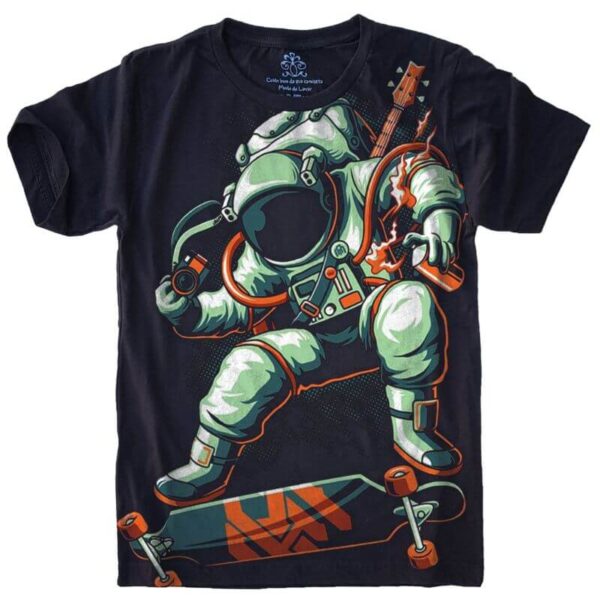 Camiseta Astronauta Skate S-452