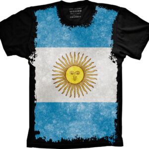 Camiseta Bandeira Da Argentina S-47
