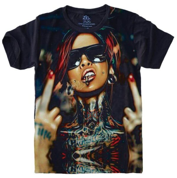 Camiseta Crazy Girl Fuking S-473