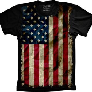 Camiseta Bandeira Dos Estados Unidos S-48