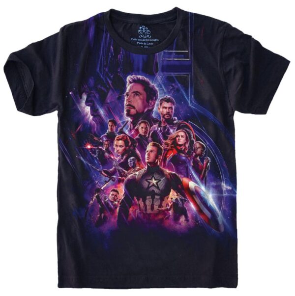 Camiseta Vingadores Avengers Marvel S-496