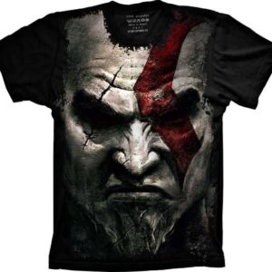 Camiseta God Of War Kratos Face S-97